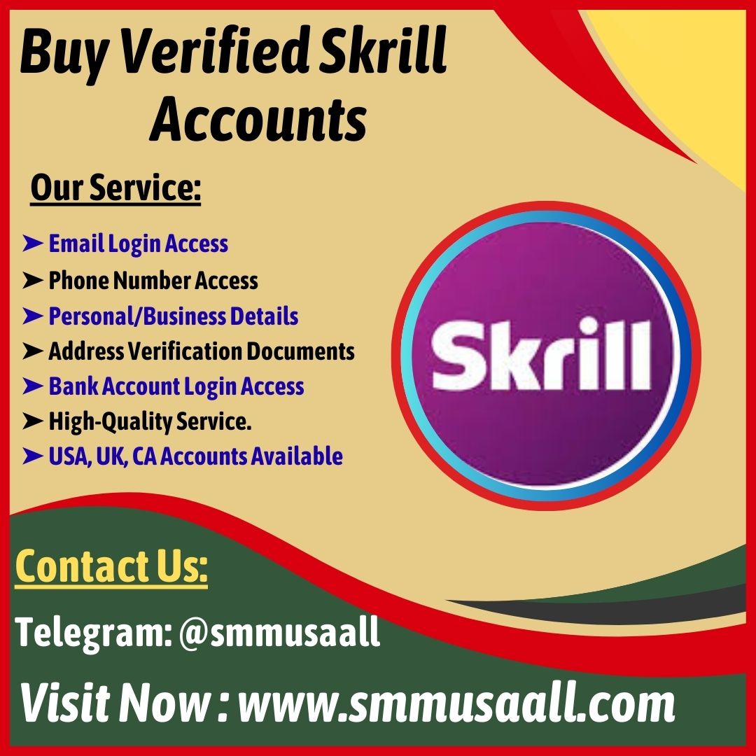 Buy Verified Skrill Accounts